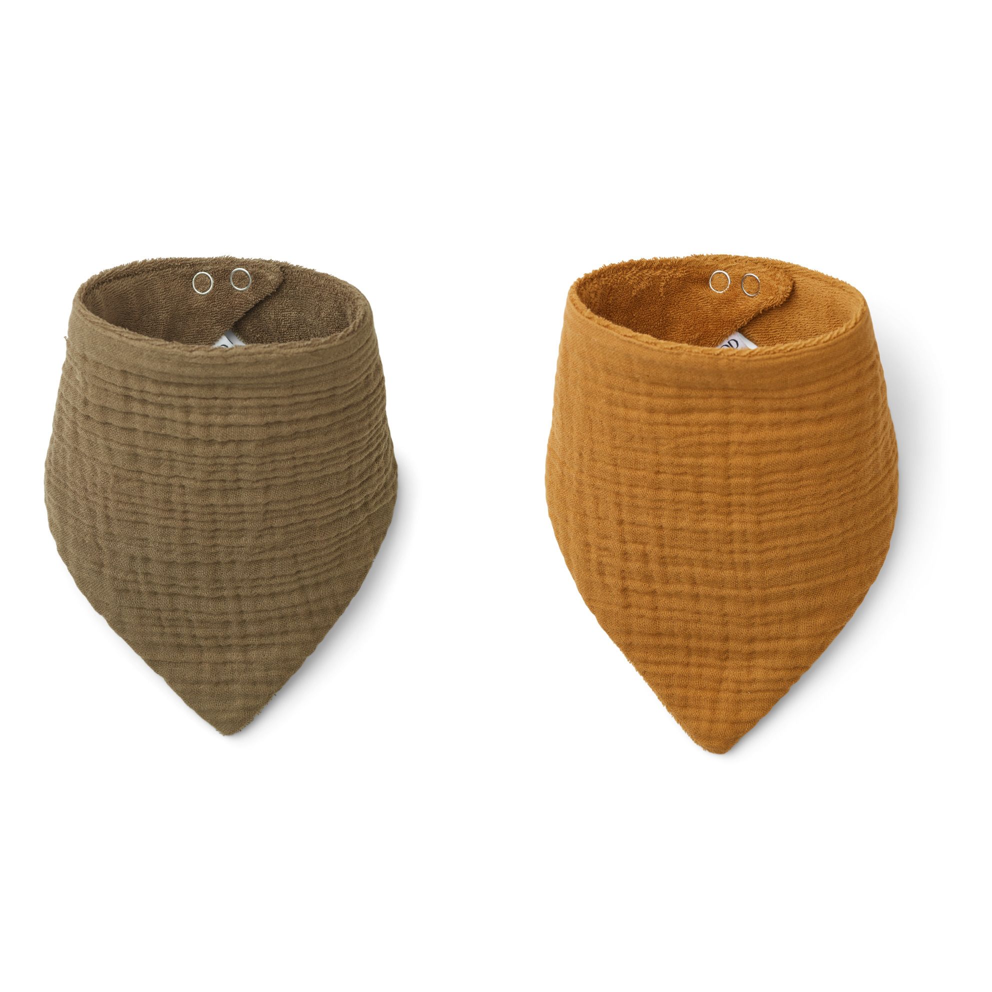 Liewood - Bavoir bandana Andrea en coton bio - Set de 2 - Multicolore