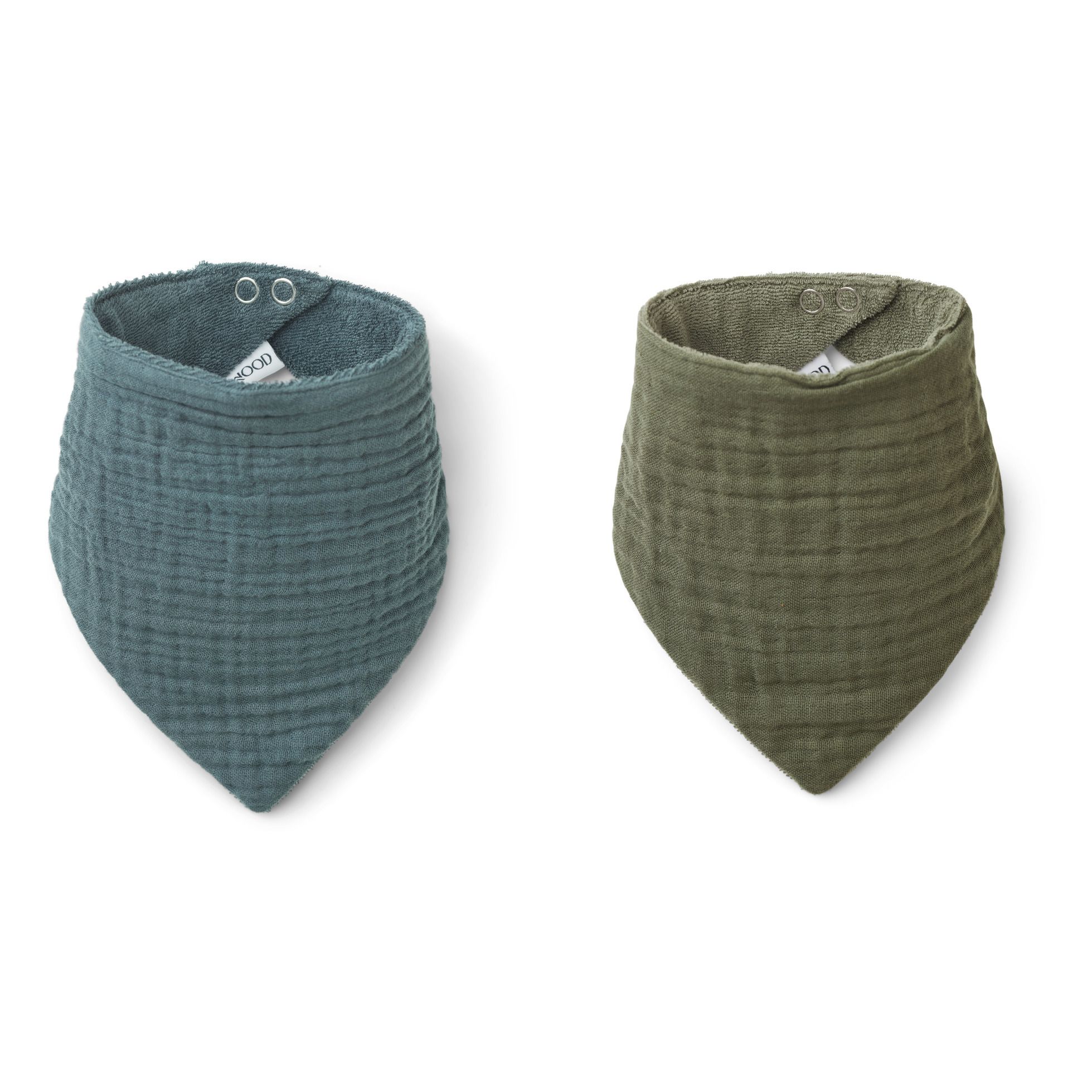 Liewood - Bavoir bandana Andrea en coton bio - Set de 2 - Multicolore