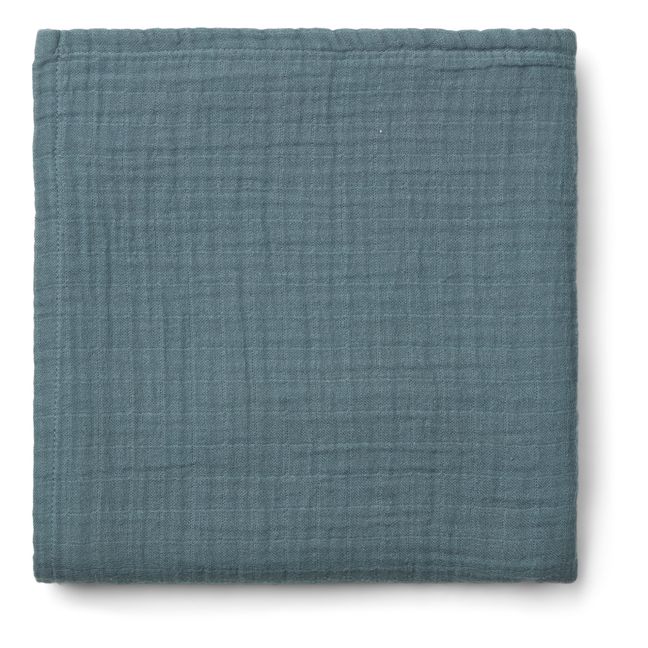 Paño de algodón orgánico Ben | Azul