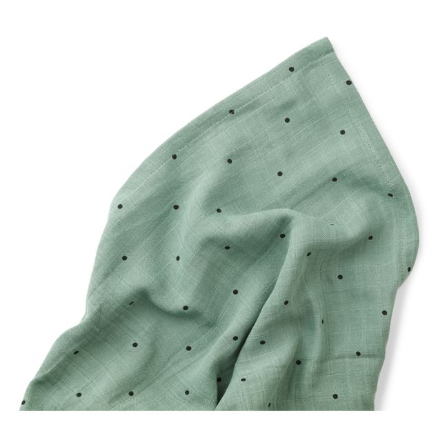 Ben Organic Cotton Swaddling Cloth Green