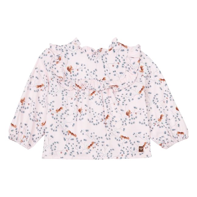 Squirrel Blouse Pale pink