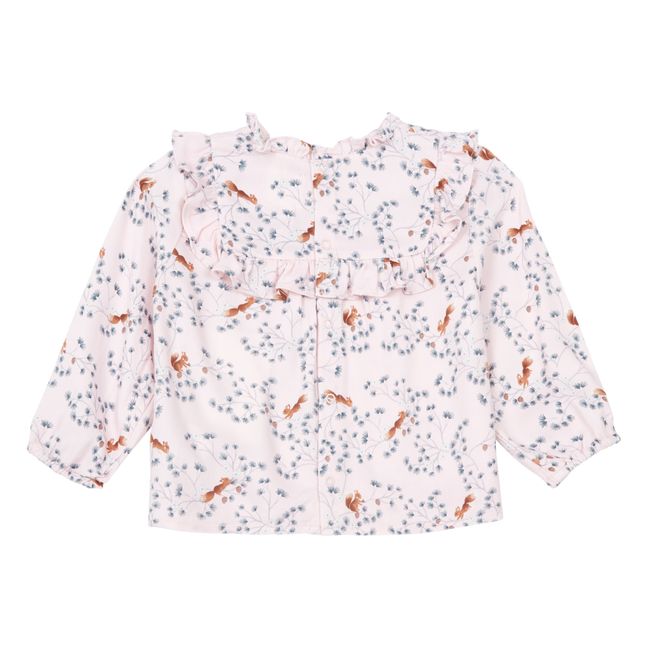 Squirrel Blouse Pale pink