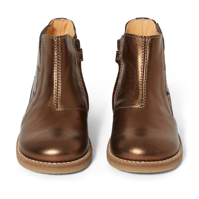 Boots Eclairs Zip | Cuivre