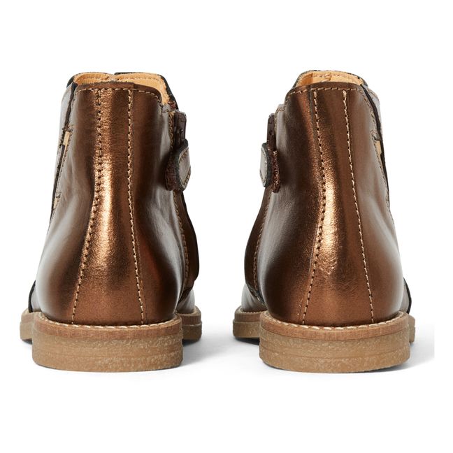 Boots Eclairs Zip | Cuivre