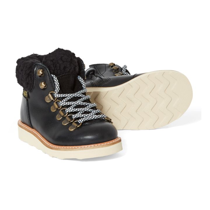 Eddie Sherpa-Lined Zip-Up Hiking Boots | Black- Product image n°2