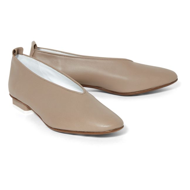Mildred Piccola Ballet Flats Taupe brown