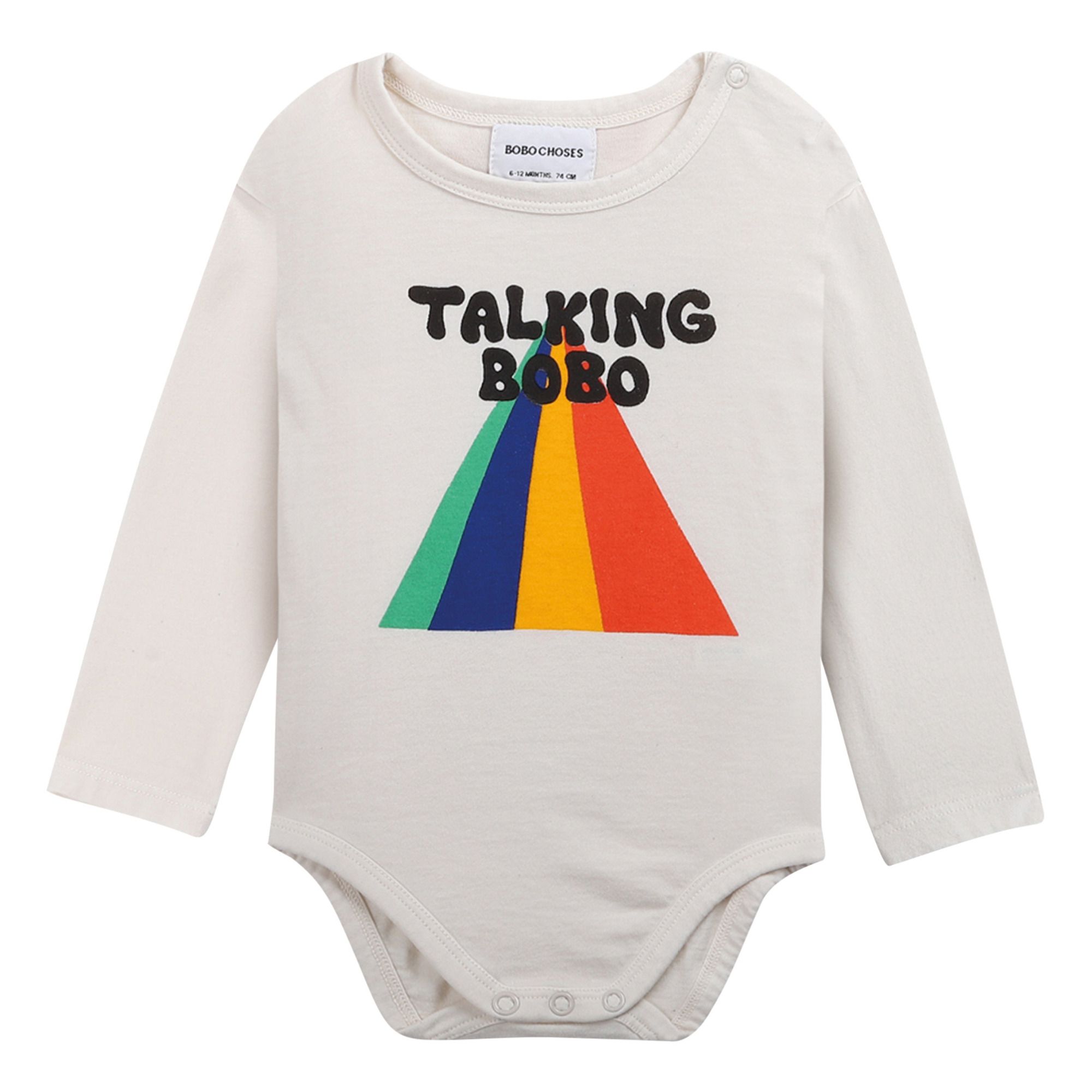 Bobo Choses - Exclusivité Bobo Choses x Smallable - Body Coton Bio Talking Bobo - Fille - Ecru