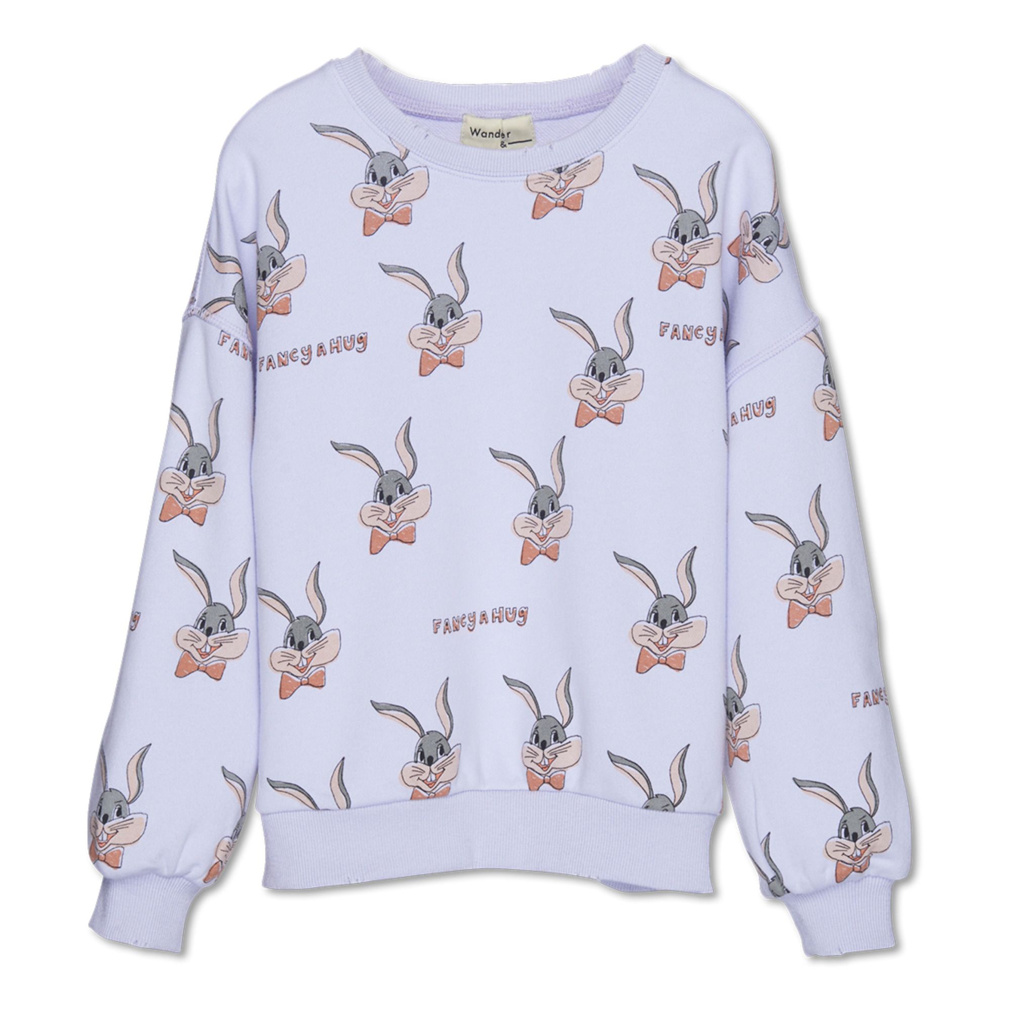 Wander & Wonder - Sweat Bunny - Fille - Bleu ciel