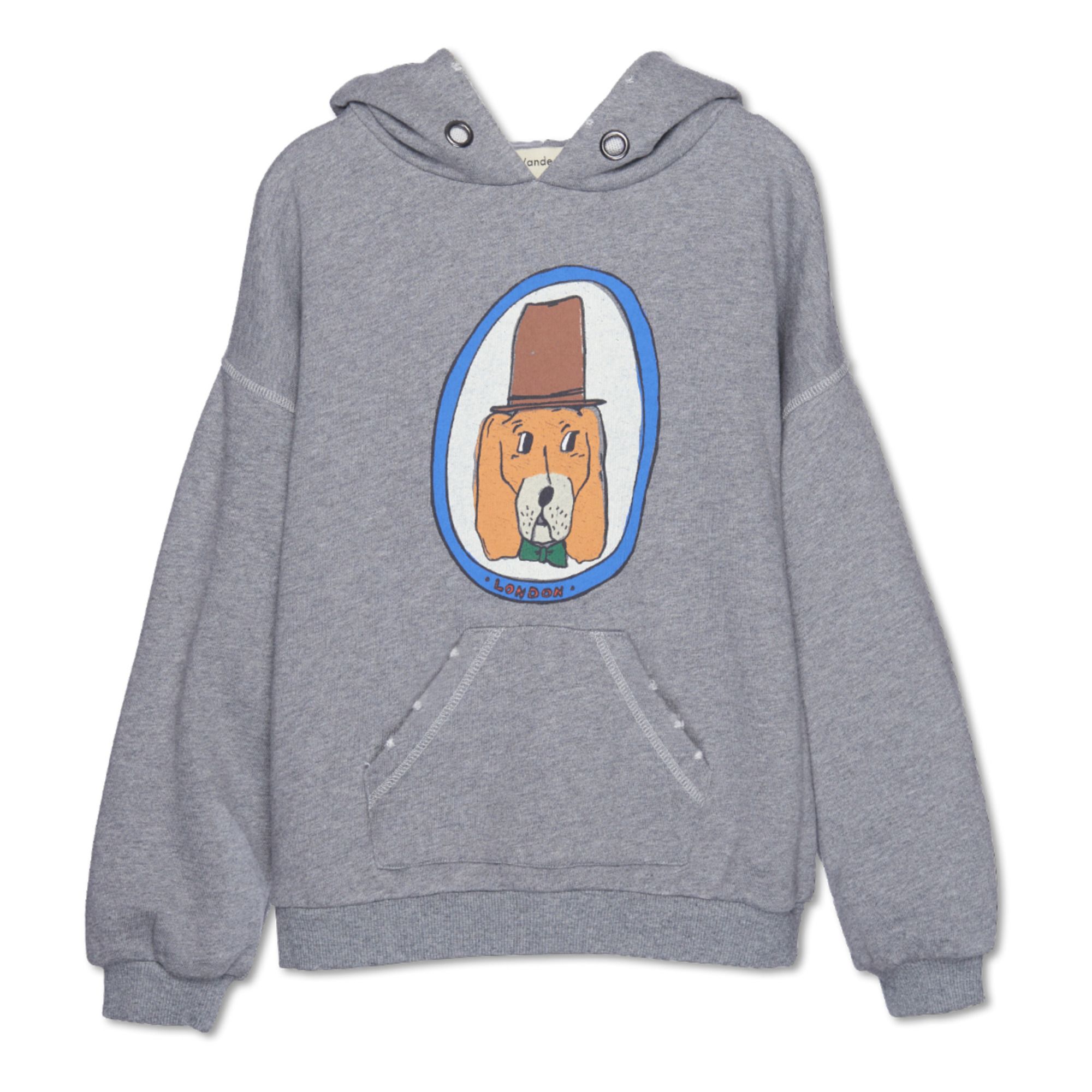 Wander & Wonder - Sweat à Capuche Doggy - Fille - Gris
