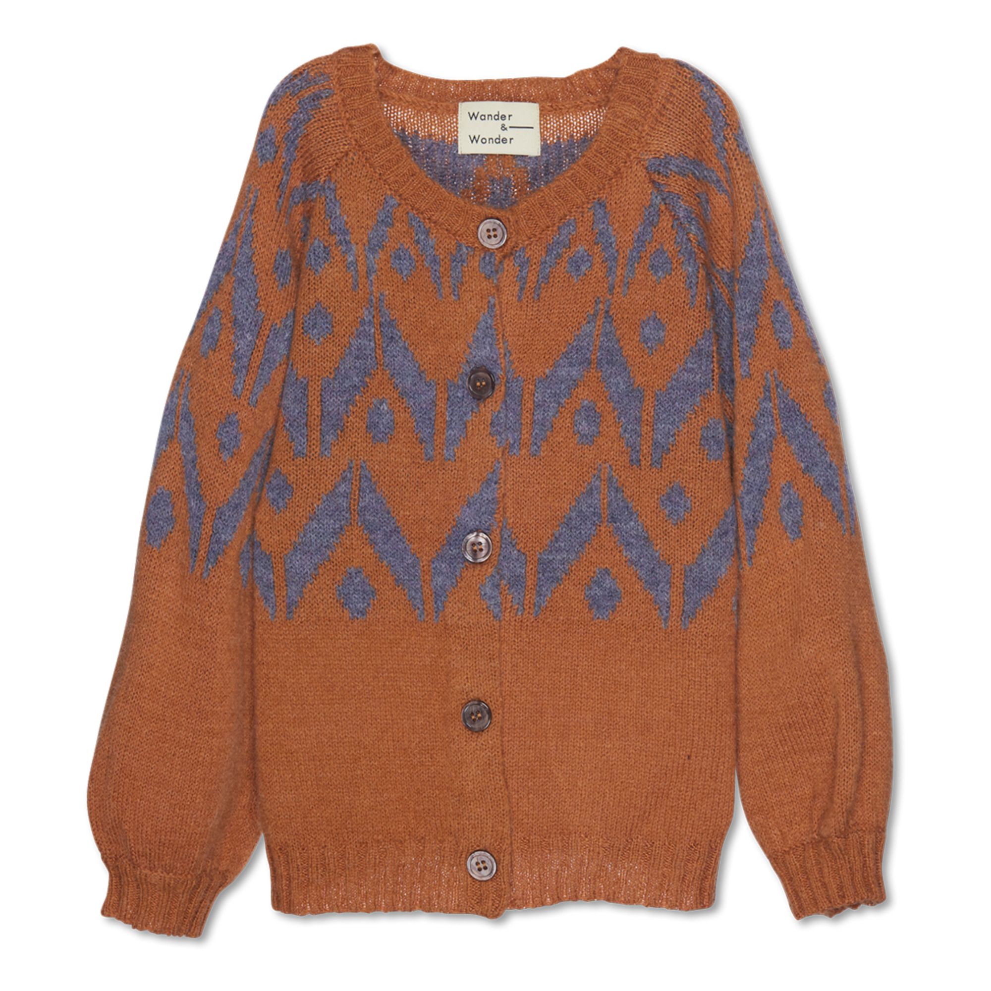 Wander & Wonder - Cardigan Laine - Fille - Ocre