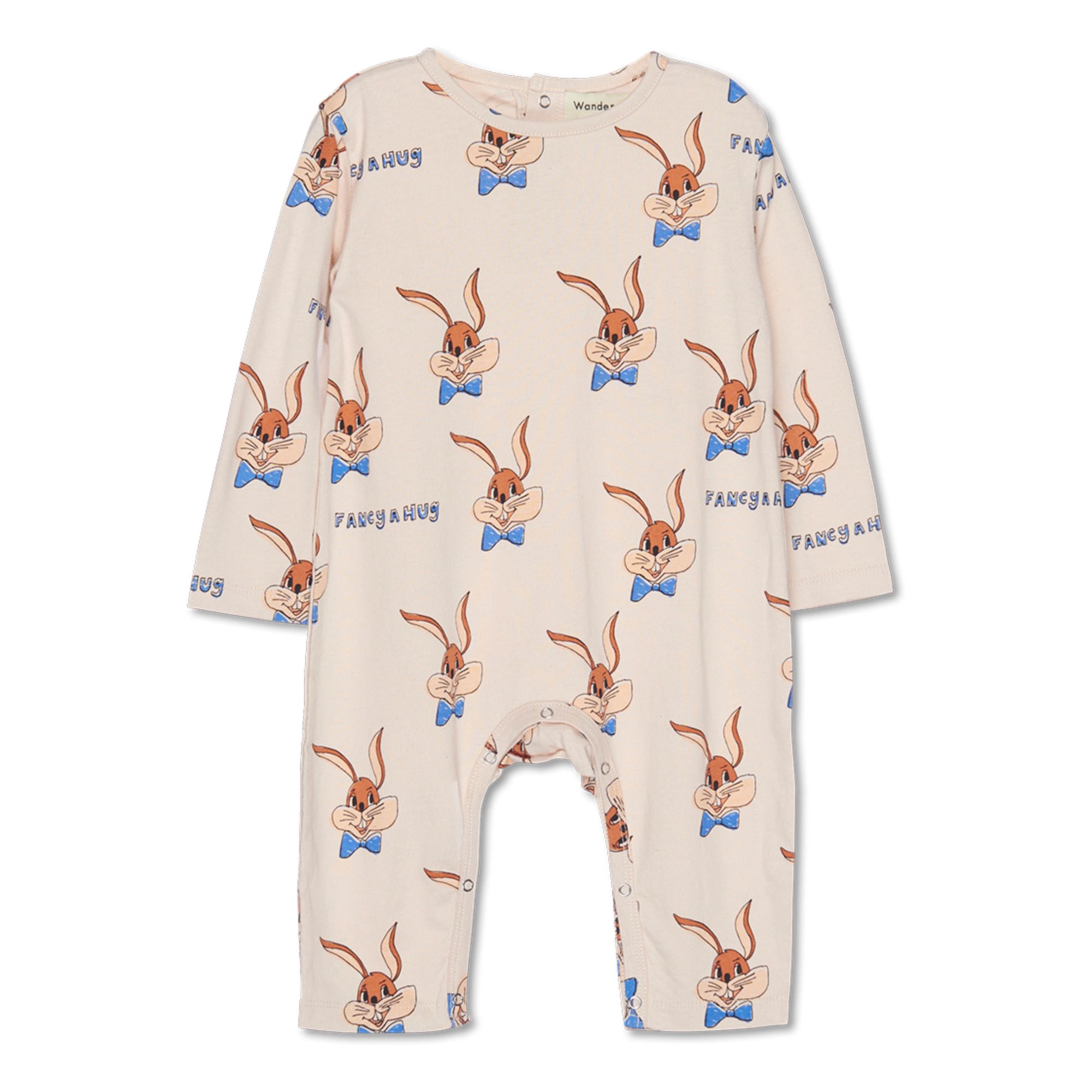 Bunny Romper Beige Wander & Wonder Fashion Baby