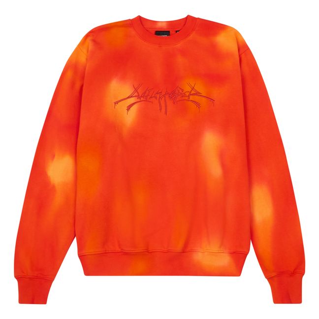 Sweatshirt Tie & Dye Lexter - Erwachsenenkollektion - Orange