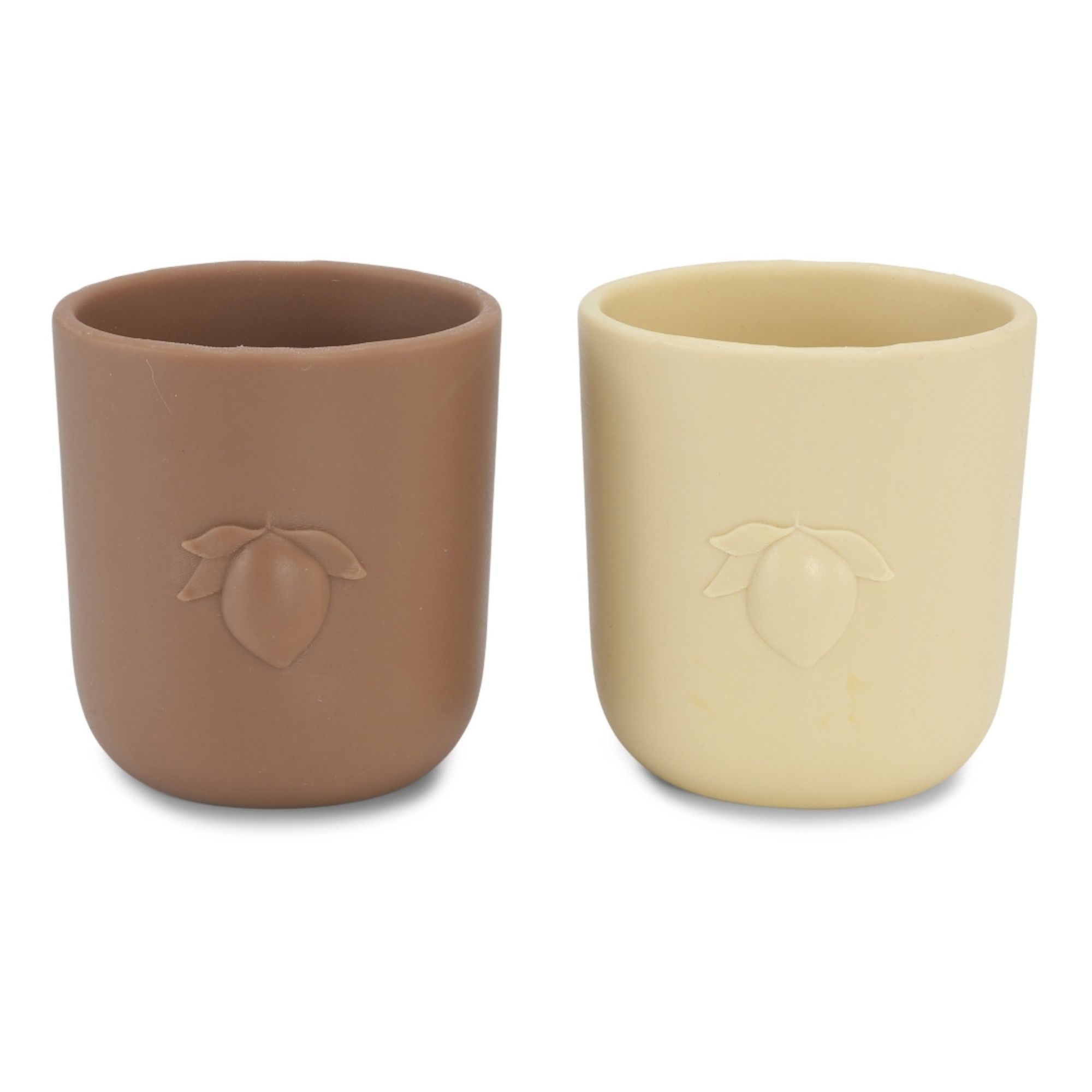 Silicone Tumblers - Set of 2 Beige- Product image n°0