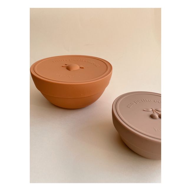 Snack box en silicone - Set de 2 | Terracotta