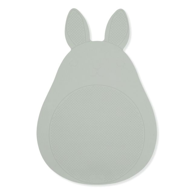 Rabbit Non-Slip Silicone Bath Mat Hellblau