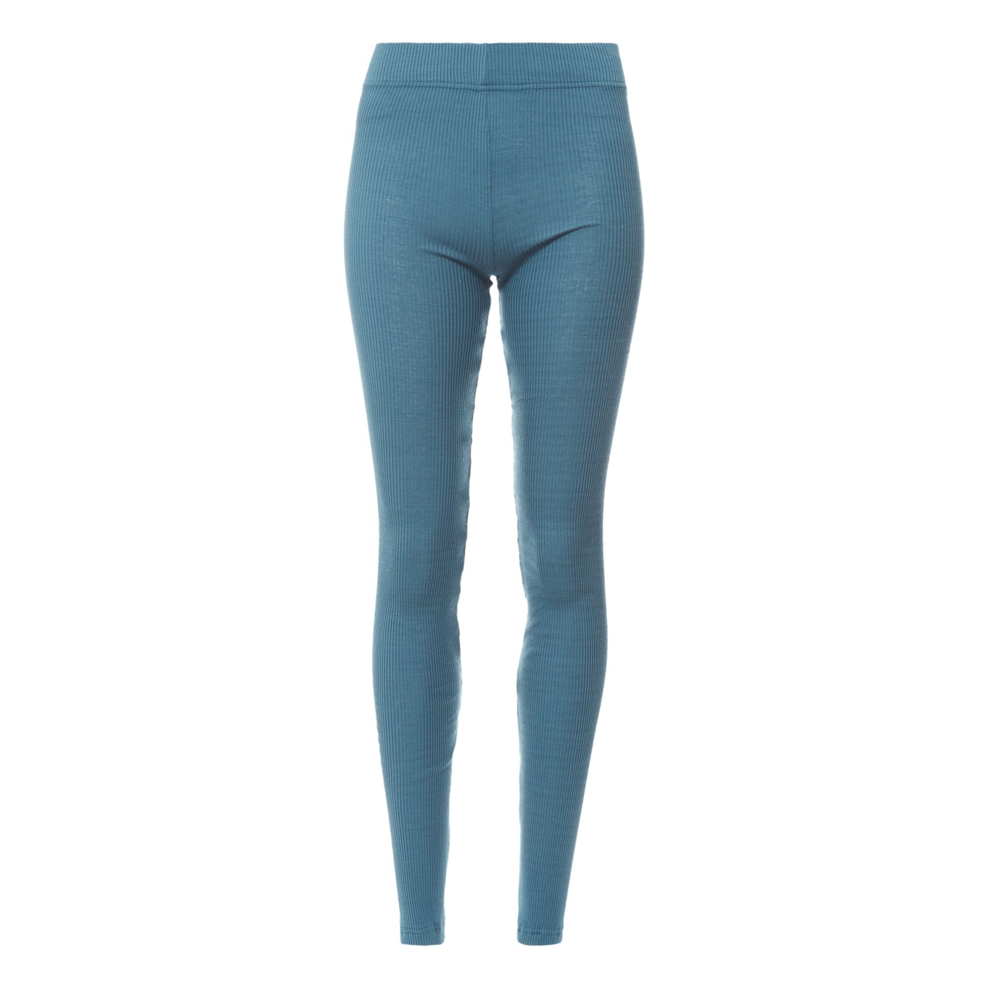 Minimalisma - Legging Great en Soie - Collection Femme - Bleu gris