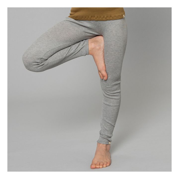 Minimalisma - Great Silk Leggings - Women's Collection - Light grey