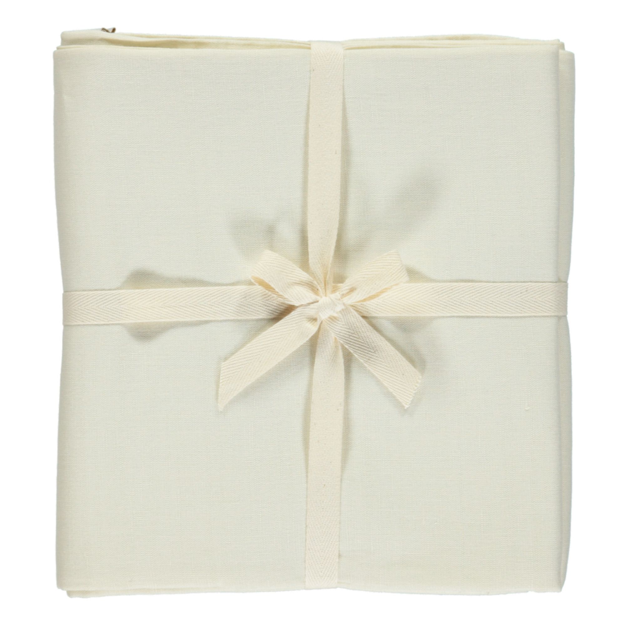 Poudre Organic - Housse de couette Blé en double gaze de coton - Lait