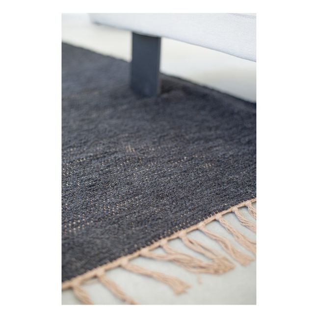 Luca Recycled Cotton Rug Charcoal