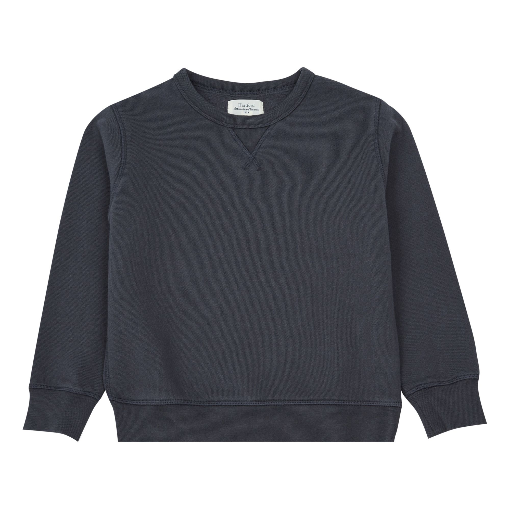 Hartford - Sweat Crew - Garçon - Gris charbon