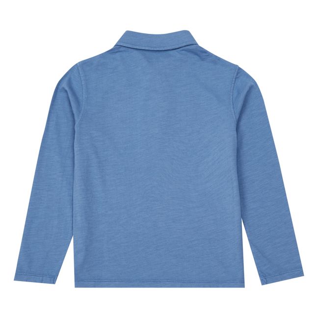 Polo Jersey Blu