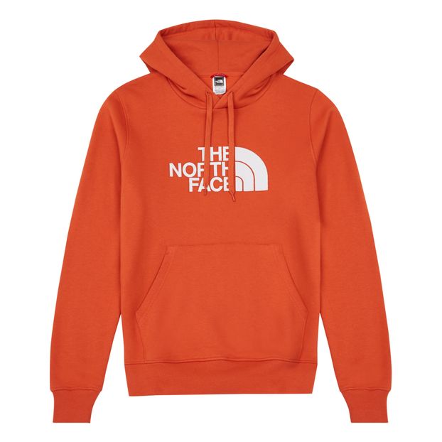 the north face orange hoodie