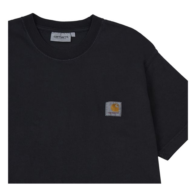 T-Shirt, modello: Vista, in cotone bio Nero