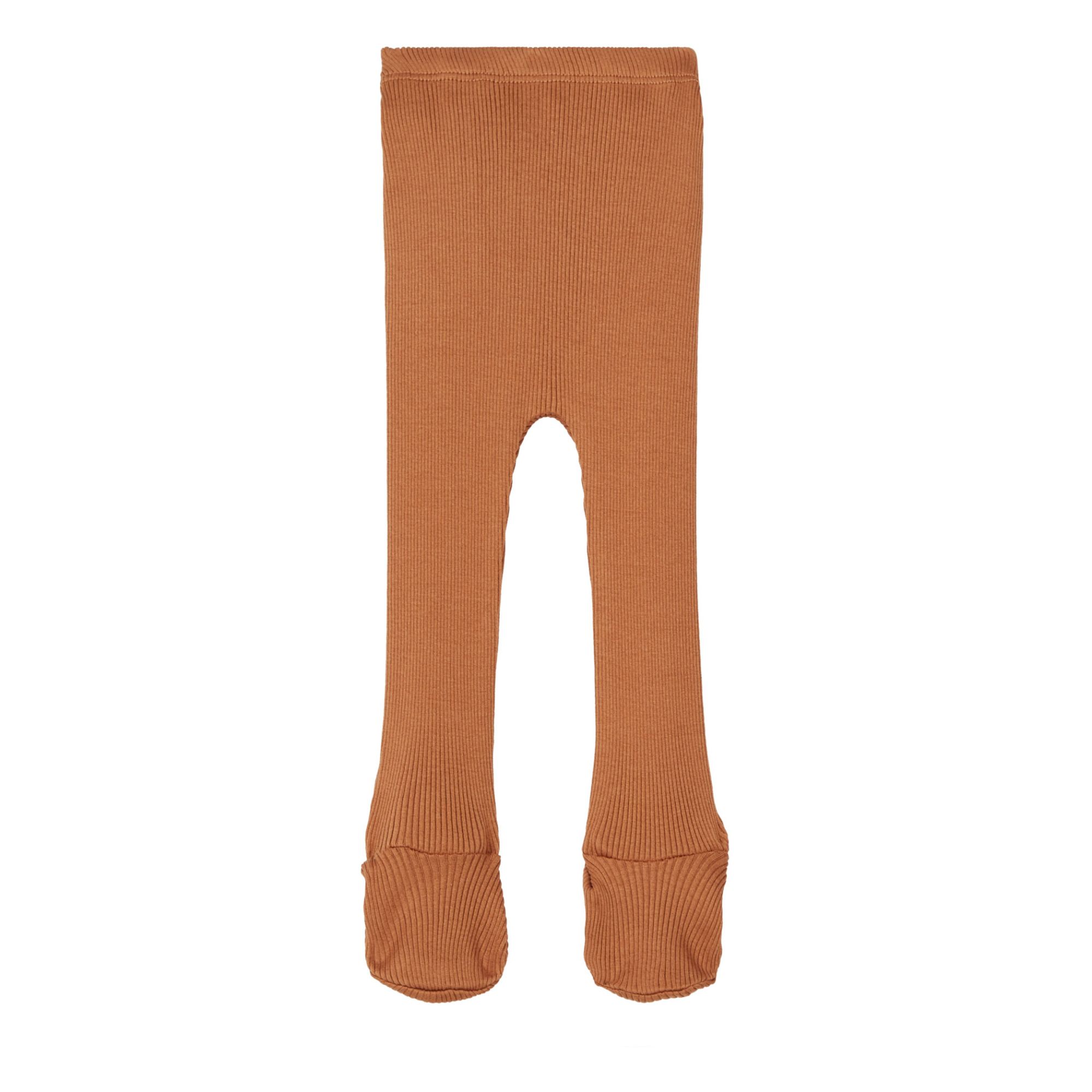 Minimalisma - Legging à Pied Bamse Soie et Coton - Fille - Camel