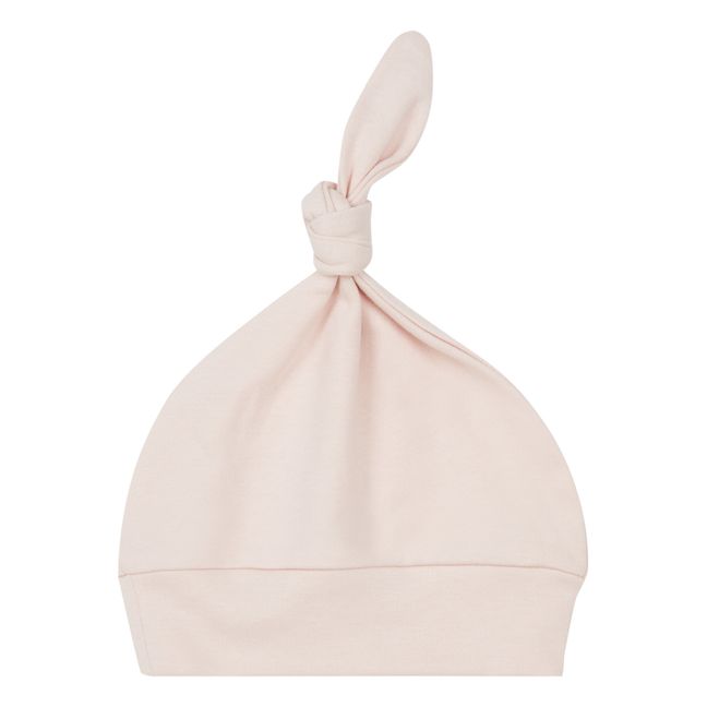 Organic Cotton Newborn Bonnet Pale pink