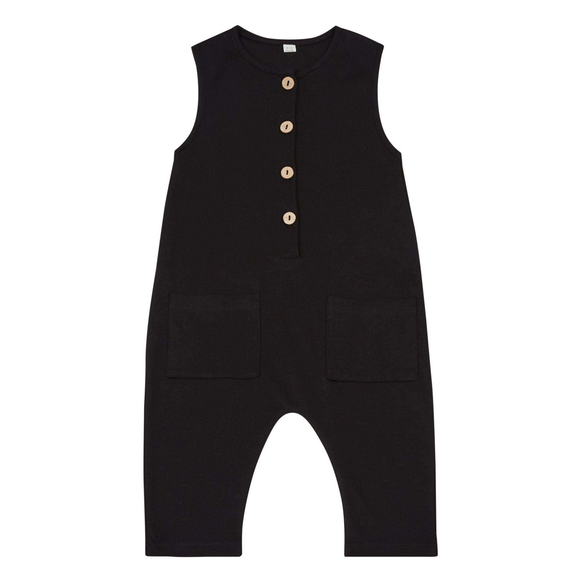 Bamboo Baby - Barboteuse Coton Bio - Fille - Noir
