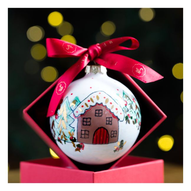Chalet Porcelain Christmas Bauble