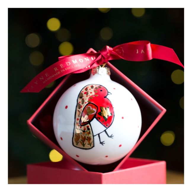 Robin Porcelain Christmas Bauble