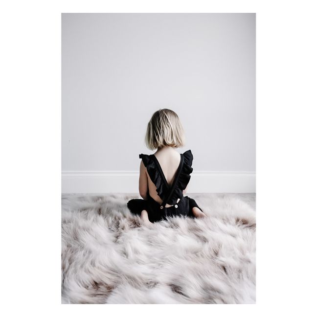Vestito Salopette, in cotone bio | Nero