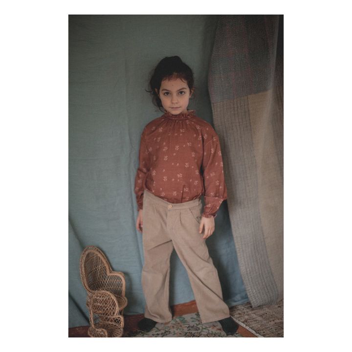 Velours-Hose Gaby | Beige- Produktbild Nr. 4