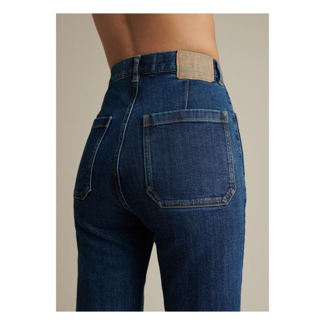 5-Pocket-Jeans Pyramid aus Bio-Baumwolle | Vintage 95