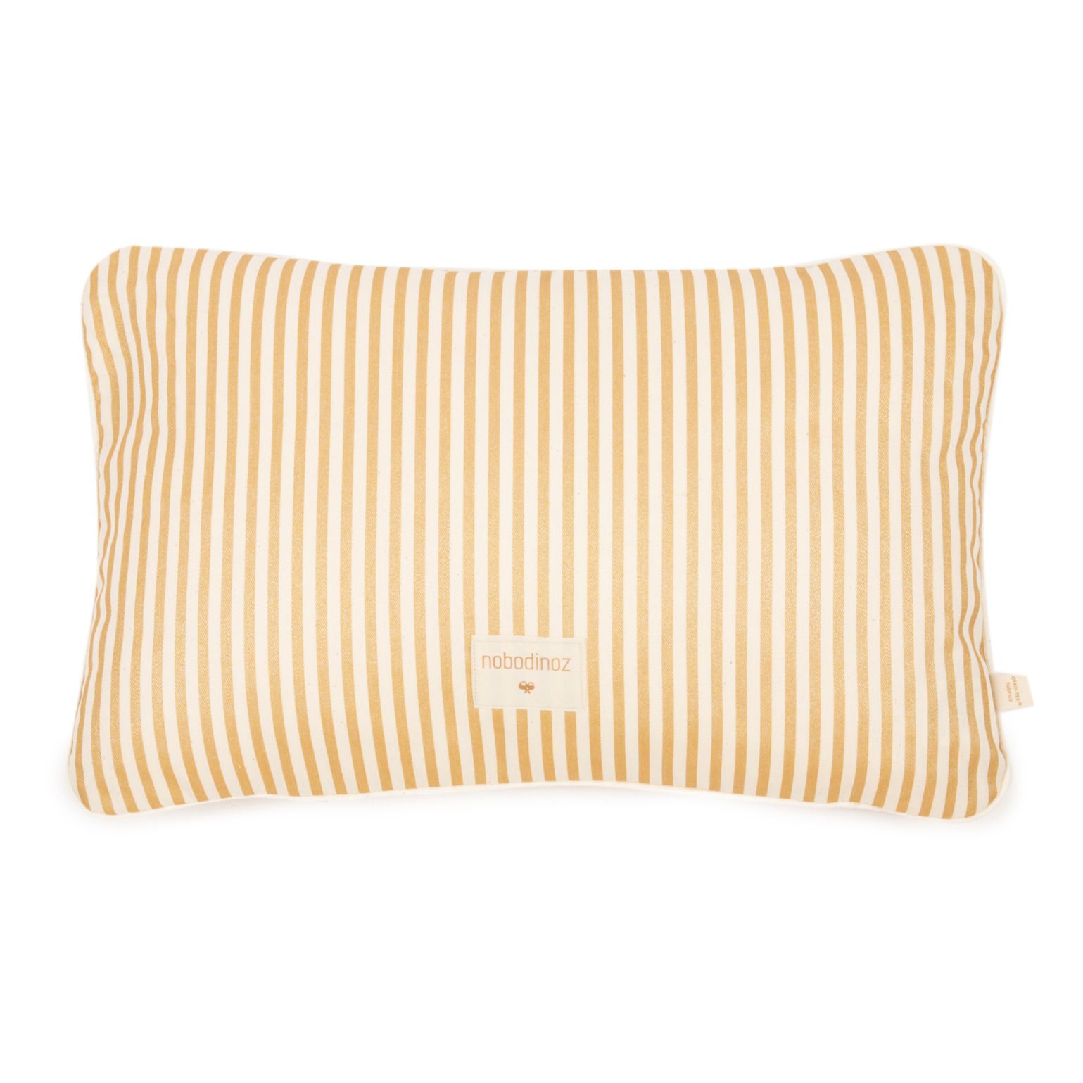 Nobodinoz - Grand coussin Akamba en twill de coton - Doré