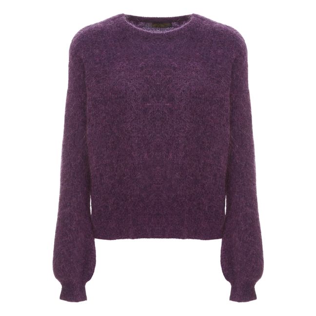 Sidel Mohair and Wool Jumper Purple