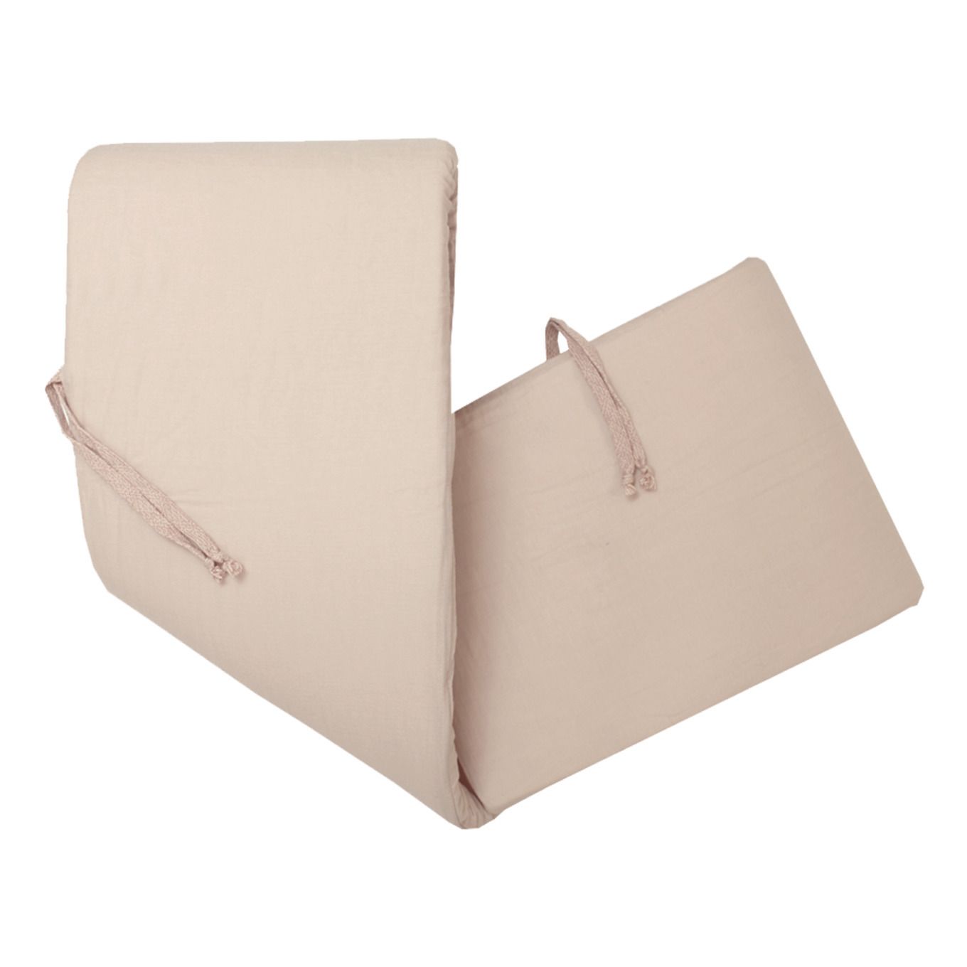 La Petite Collection - Tour de lit en gaze de coton bio 30x180 cm - Nude