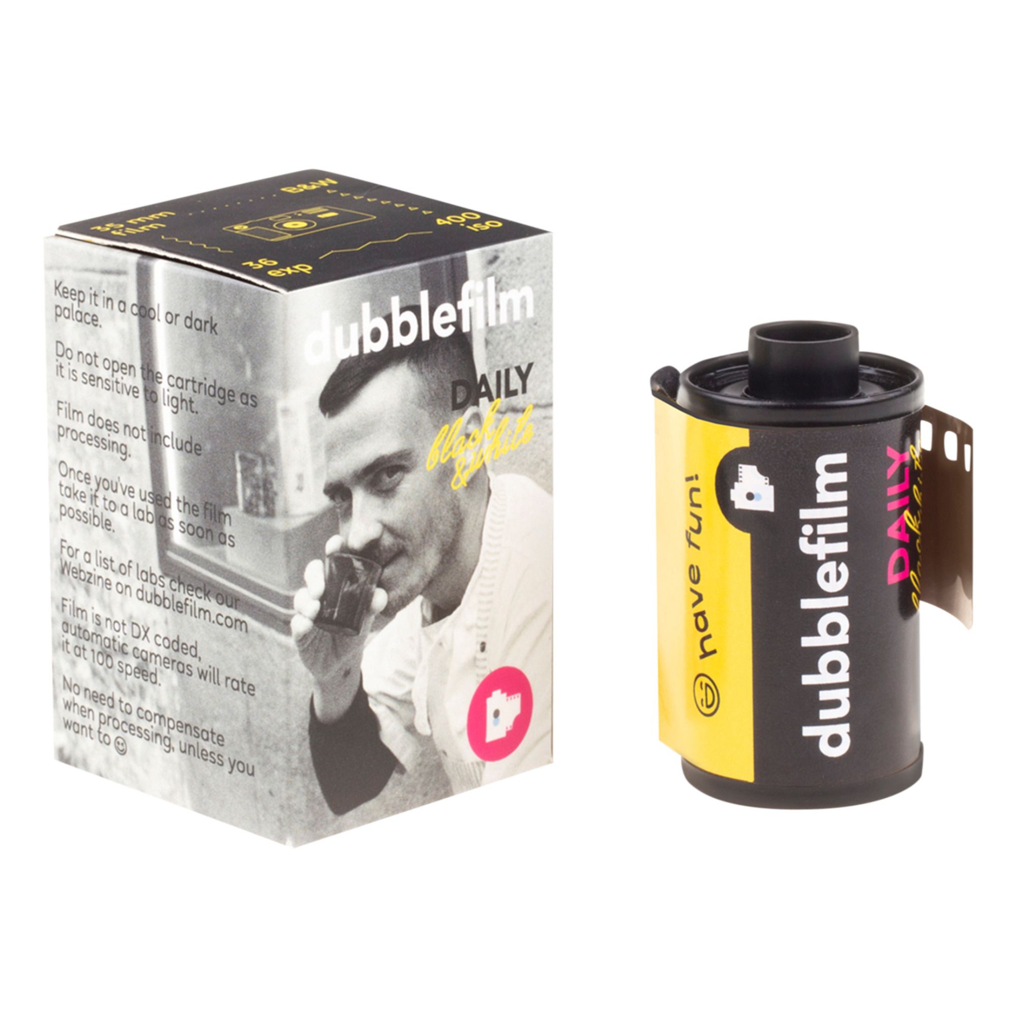 Dubblefilm - Pellicule B&W Iso 400 - Fille - Multicolore