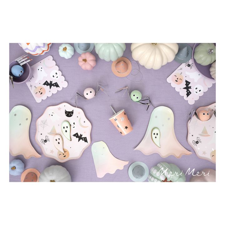 Grandes assiettes pastel Halloween - Set de 8- Image produit n°1