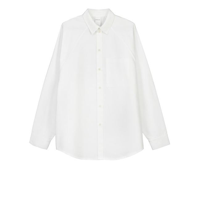 Camicia, modello: Oxford, in cotone bio Bianco