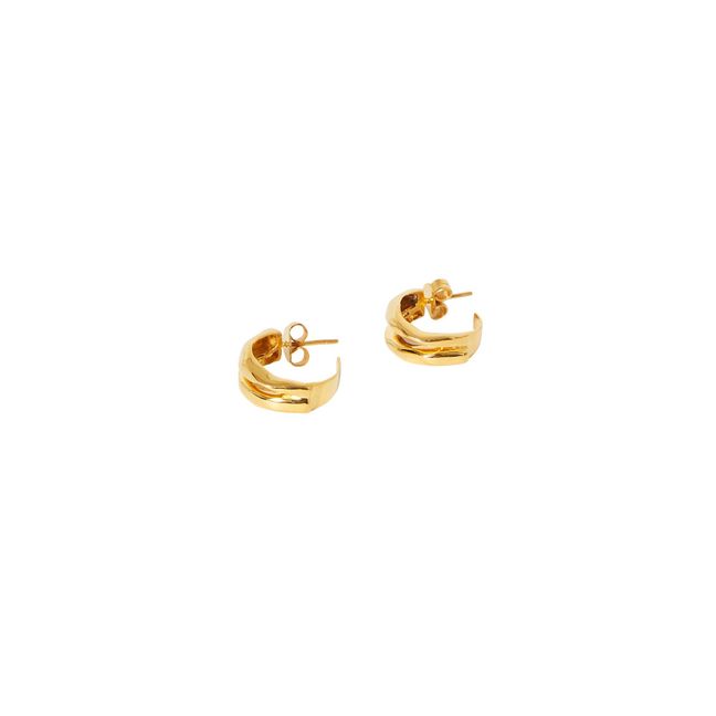 Mini Luna Hoop Earrings | Gold
