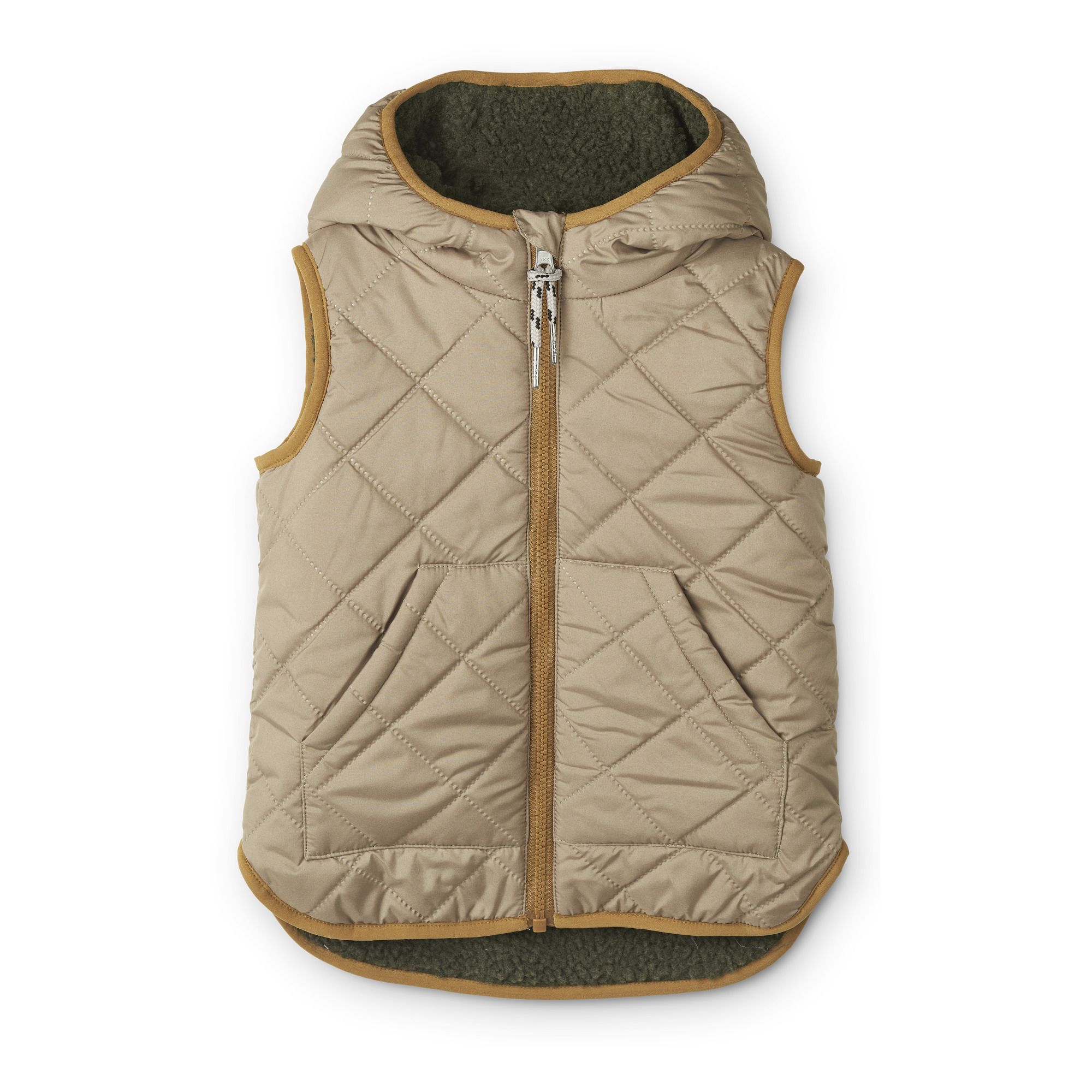Diana Recycled Polyester Reversible Vest Beige- Product image n°0