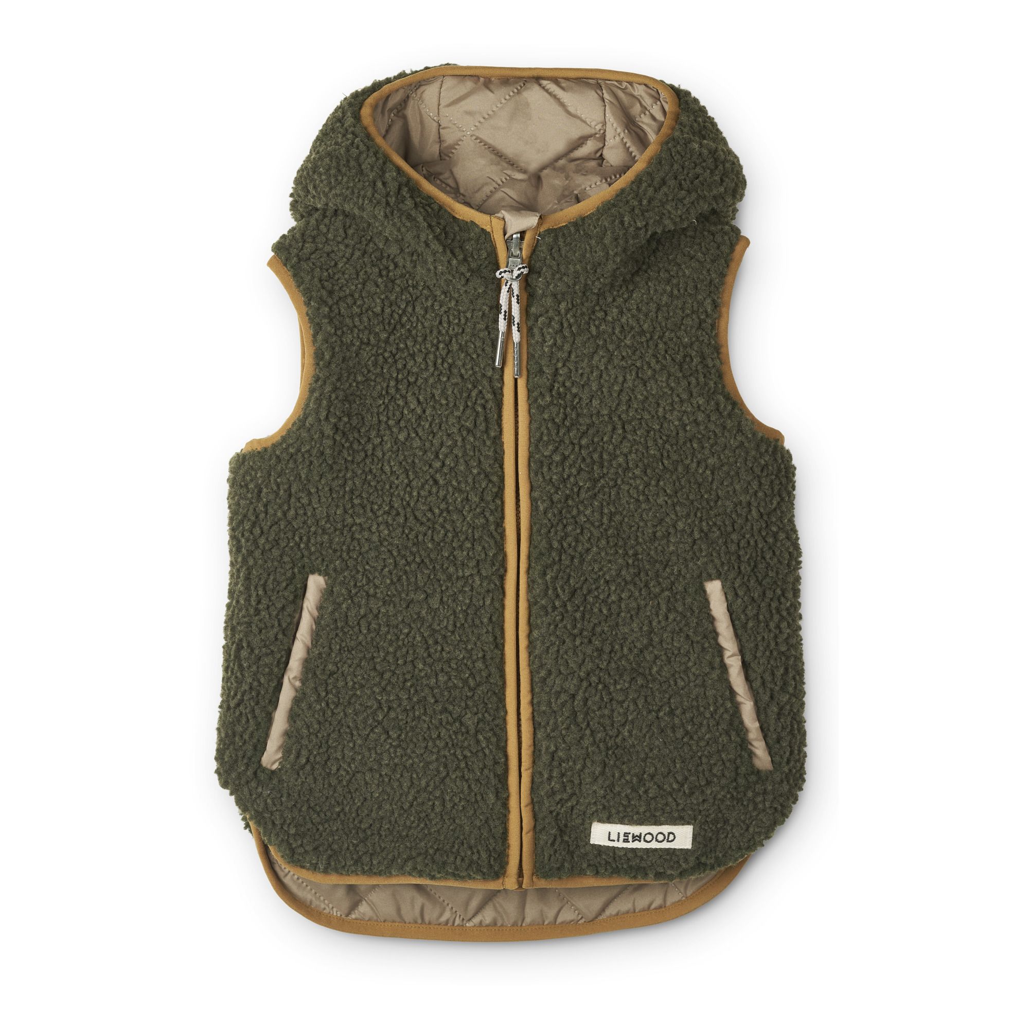 Diana Recycled Polyester Reversible Vest Beige- Product image n°2