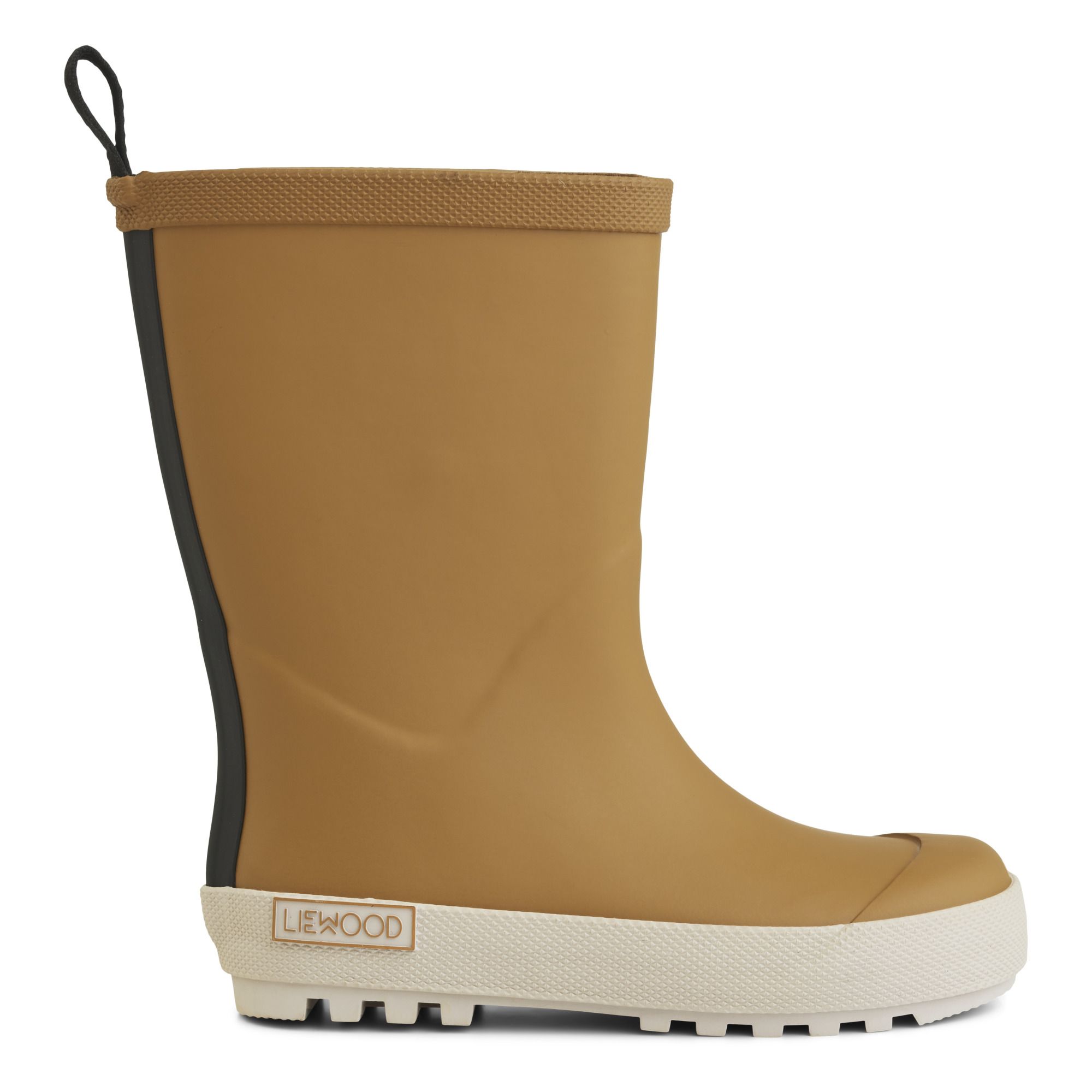 camel rubber boots