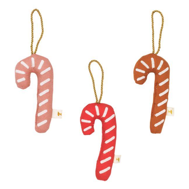 Candy Cane Christmas Decorations - Set of  3