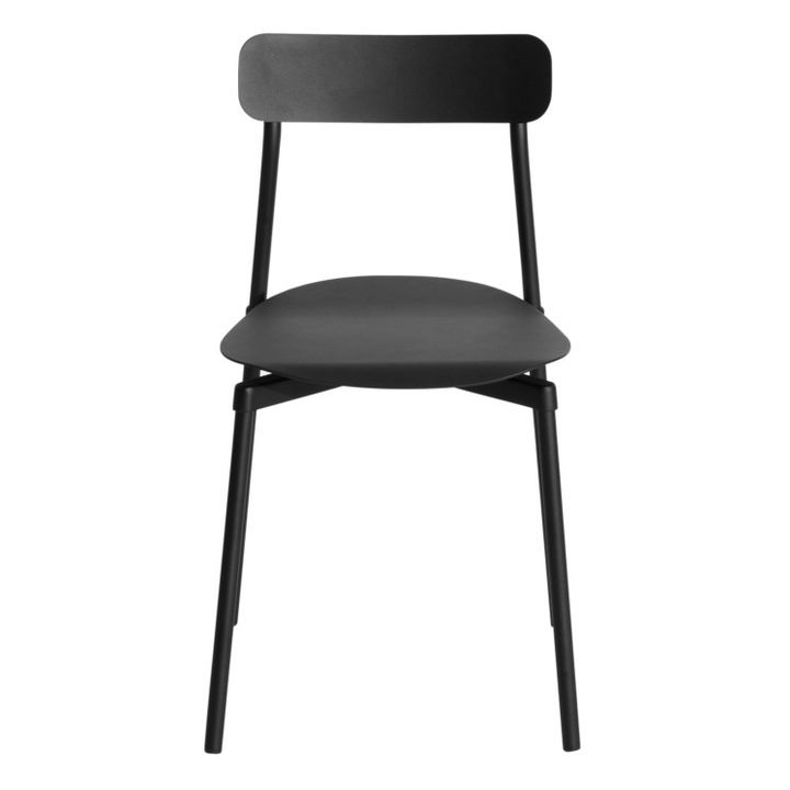 Chaise Fromme en métal  | Noir- Image produit n°0