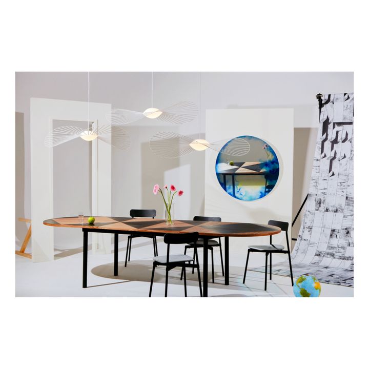 Chaise Fromme en métal  | Noir- Image produit n°1