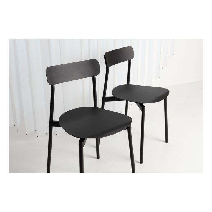 Fromme Metal Chair | Black- Product image n°5
