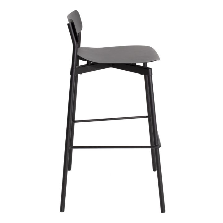 Tabouret haut Fromme en métal  | Noir- Image produit n°3